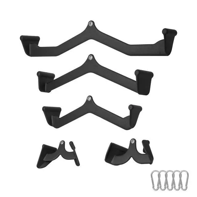 Alt view image 2 of 8 - VEVOR LAT Pulldown Bar Handle Attachment V-bar T-bar Cable Machine for Home Gym