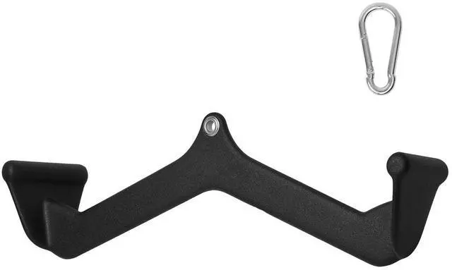 Alt view image 2 of 8 - VEVOR LAT Pulldown Bar Tricep Handle Attachment V-bar Cable Machine for Home Gym