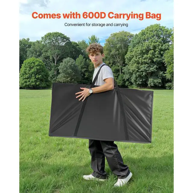 Alt view image 5 of 8 - 4x2ft Cornhole Set Portable Outdoor Corn Hole Toss Game Board Wood Carry Case