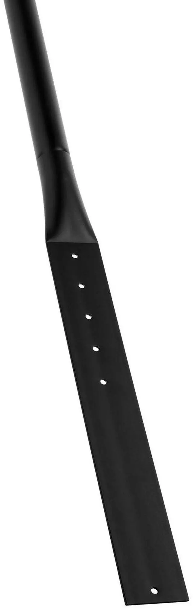 Alt view image 2 of 8 - VEVOR Cast Iron Sign Post, 4 ft Portable Heavy Duty Steel Post Sign Holder with Hard Plastic Base & Wheels, U-Channel Sign Stand for Garden, Courtyard, Farm or Traffic Intersection, Black