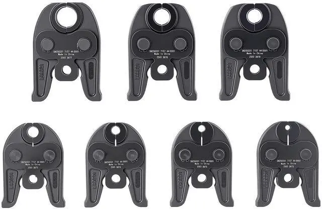 Alt view image 2 of 8 - VEVOR 7PCS Pressing Jaws 1/4" to 1-1/8" for RLS Copper Pipes, Compatible with Standard Press Tools, Suitable for High Pressure HVAC/R Applications - with Case