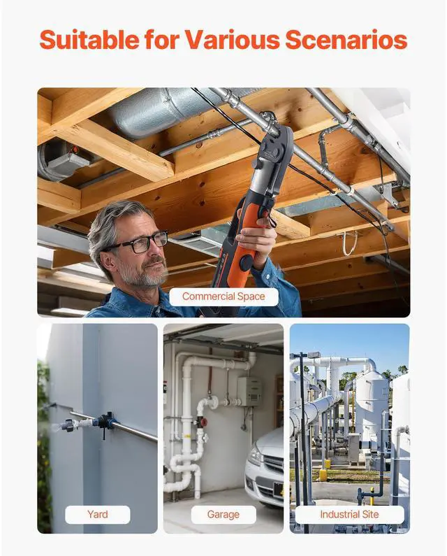 Alt view image 7 of 8 - VEVOR 7PCS Pressing Jaws 1/4" to 1-1/8" for RLS Copper Pipes, Compatible with Standard Press Tools, Suitable for High Pressure HVAC/R Applications - with Case