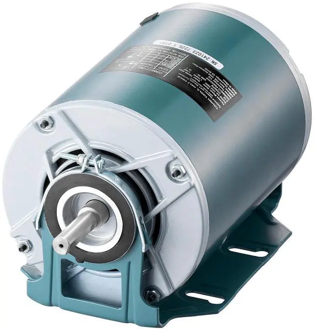 Alt view image 2 of 8 - VEVOR 1/4HP Furnace Blower Motor 1725RPM, 115V 5.2A Belt Drive Blower Motor Single Phase - 0.39" Shaft Diameter, 0.78" Shaft Length, CW/CCW Rotation