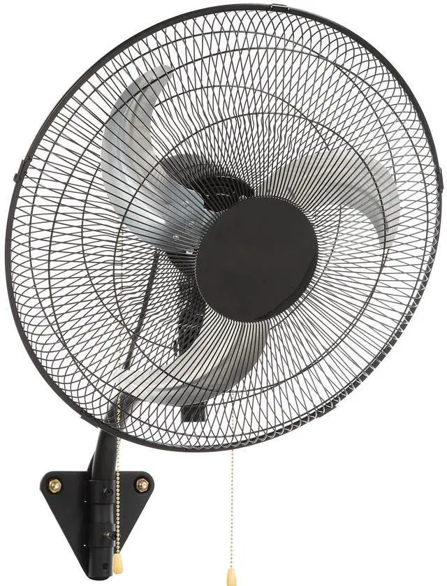 Alt view image 10 of 16 - VEVOR Wall Mount Fan, 18 Inch, 3-speed High Velocity Max. 4000 CFM Oscillating Industrial Wall Fan, Commercial or Residential for Warehouse, Greenhouse, Workshop, Patio, Basement, Black, ETL Listed