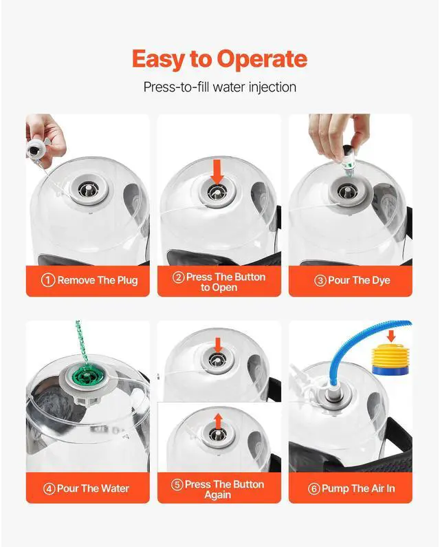 Alt view image 6 of 8 - VEVOR Water Weights Aqua Bag, Large Aqua Bags for Workout, 50 lbs Adjustable Portable Stability Fitness & Full Body Exercise Equipment, for Strength Core and Balance Training, Home Gym Exercise, Clear