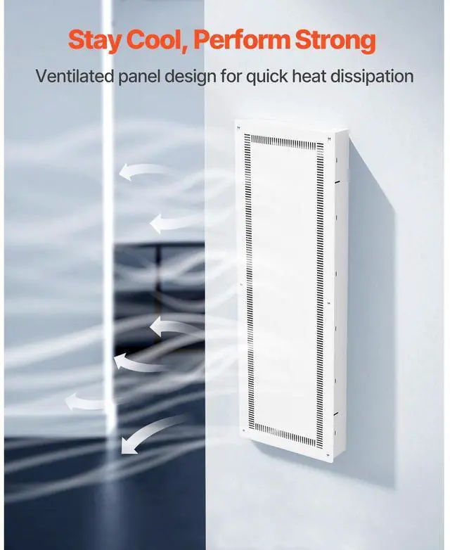 Alt view image 6 of 8 - Structured Media Enclosure 42 in Recessed in-Wall TV Media Box with Cover