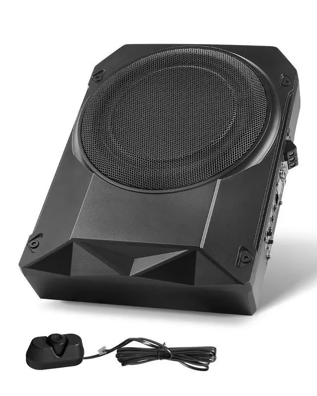 Alt view image 2 of 8 - 10" 400W Under Seat Car Subwoofer Slim Powered Car/Truck Subwoofer System