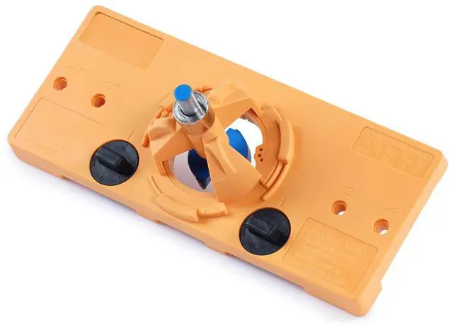 Alt view image 8 of 14 - VEVOR Concealed Hinge Jig, Cabinet Hinge Jig with C-Type Clamp and Accessories, PA66 Nylon and Steel Material, Accurate Hinge Drill Jig Woodworking Tool for Doors Cabinets Hinges Mounting