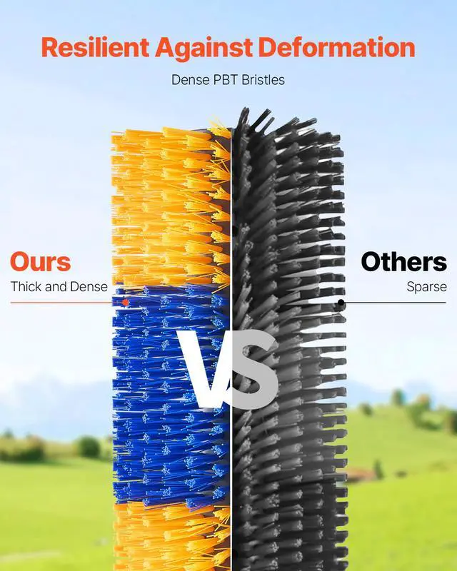 Alt view image 4 of 8 - Livestock Scratching Brush 2Pcs Itch Relief Horse Scratcher Brush 17.1 in