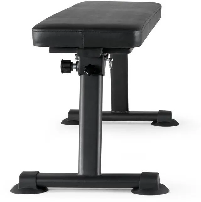 Alt view image 2 of 8 - VEVOR Flat Weight Bench Foldable Strength Training Bench for Full Body Workout