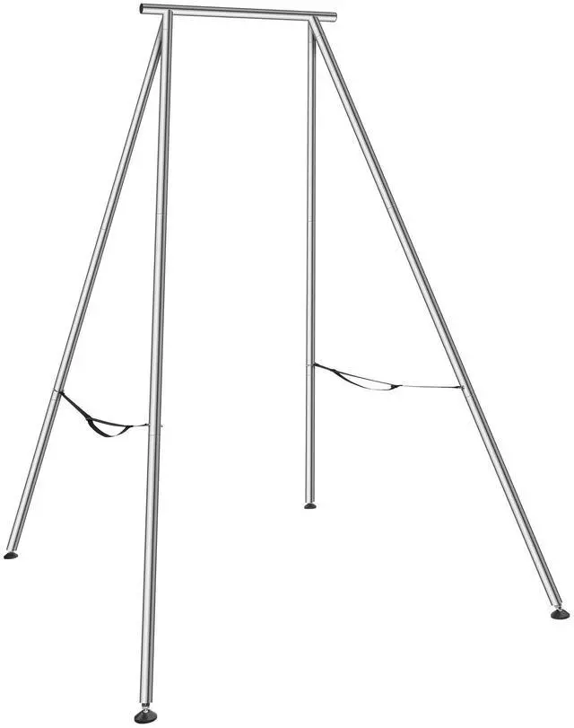 Alt view image 8 of 14 - VEVOR Aerial Yoga Frame, 9.67 ft Height Yoga Swing Stand, Max 551.15 lbs Load Chrome-Plated Steel Pipe Inversion Yoga Swing Stand Yoga Rig Yoga Sling Inversion Equipment for Indoor Outdoor Aerial Yoga