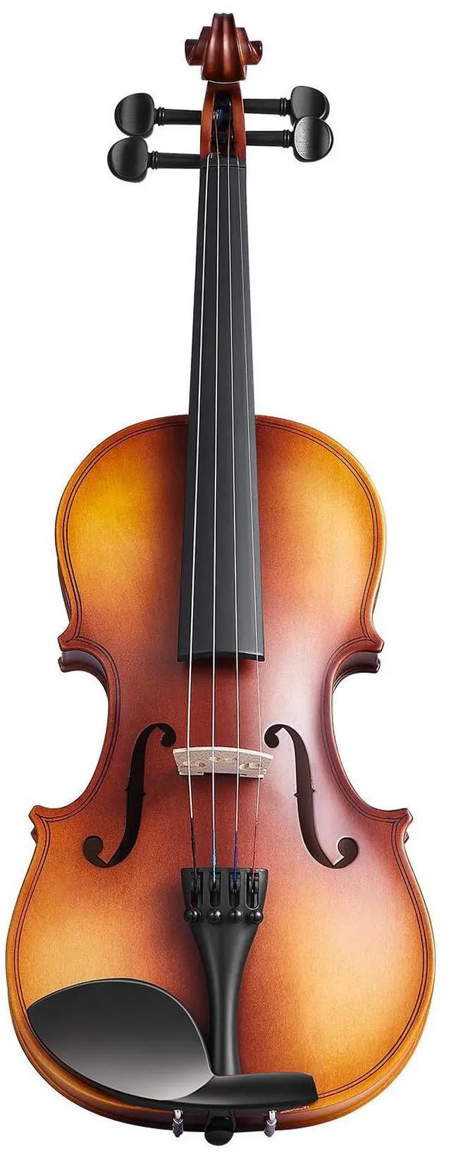 Alt view image 2 of 8 - VEVOR Violin 4/4 Full Size for Adults, Violin Fiddle Set for Beginners with Hard Case, Rosin, Bow, Shoulder Rest, Bridge, Tuner and Extra Strings, Professional Musical Instruments for Student (Brown)