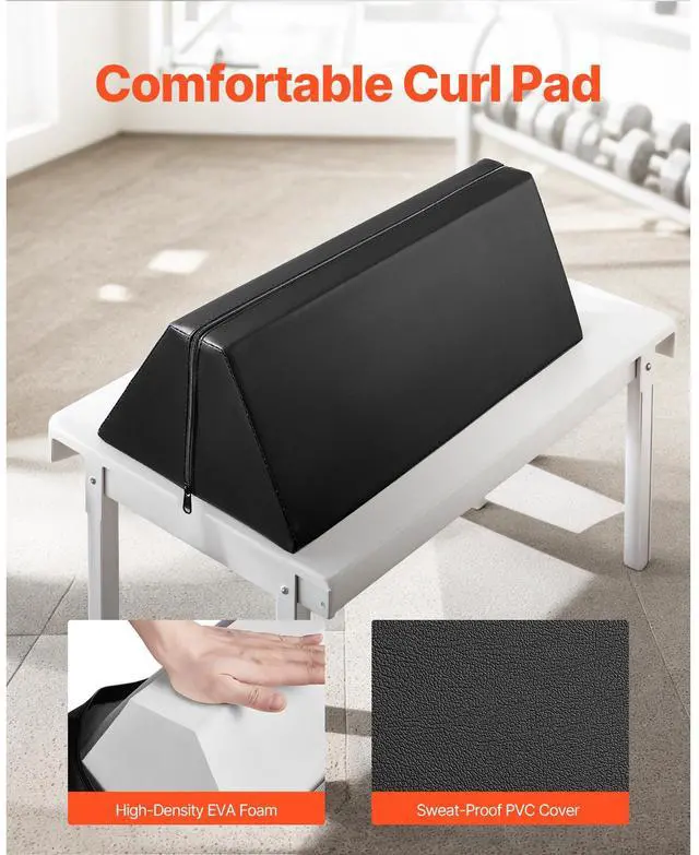 Alt view image 5 of 9 - VEVOR Preacher Curl Pad Portable Weight Bicep Arm Curler Attachment for Home Gym