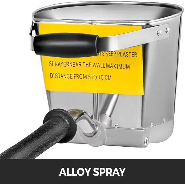 Alt view image 2 of 7 - 4 Jet 3Hp Stucco Sprayer Plaster Sprayer Cement Mortar Spray Gun Hopper Wall Paint Spray Gun Wall Painting Concrete Tool Manual Sprayer for Painting Wall or Ceilings