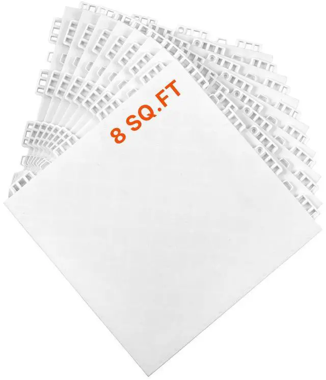 Alt view image 8 of 14 - VEVOR Dryland Tiles for Hockey Floor Mat, 12.4 x 12.4 in Interlocking Versatile Training Surface, 8 PCS Interlocking PP Puzzle Dance Floor Tiles, Hockey Training Equipment Board for Shooting, Ash Gray