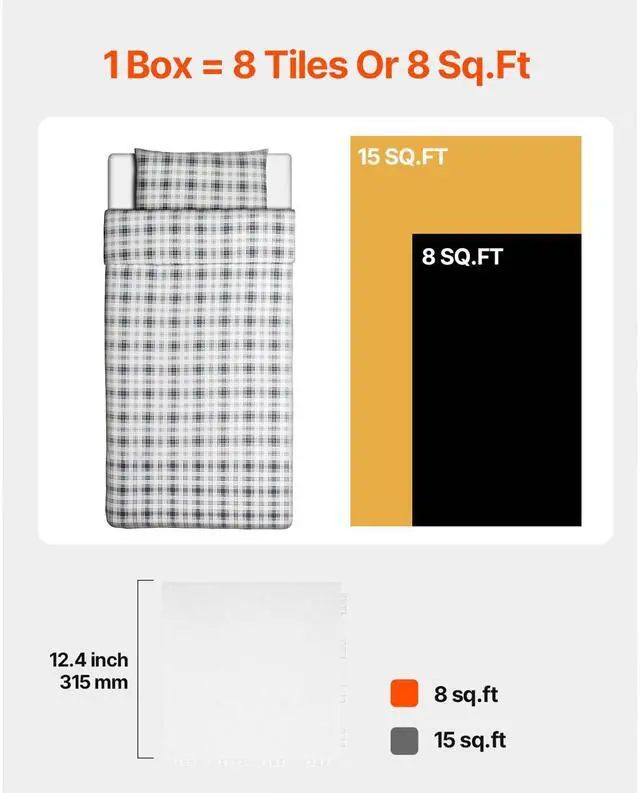 Alt view image 13 of 14 - VEVOR Dryland Tiles for Hockey Floor Mat, 12.4 x 12.4 in Interlocking Versatile Training Surface, 8 PCS Interlocking PP Puzzle Dance Floor Tiles, Hockey Training Equipment Board for Shooting, Ash Gray