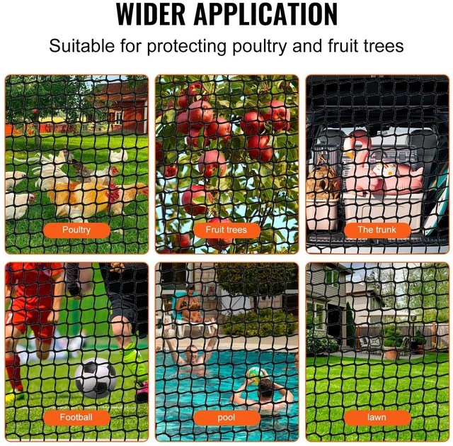 Alt view image 7 of 9 - VEVOR 10x10ft Golf Practice Net Indoor Hitting Net for Baseball Hockey Soccer