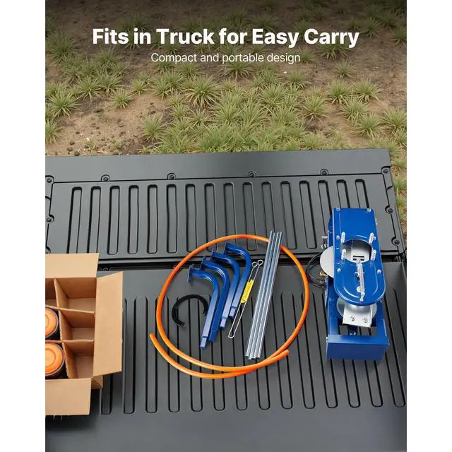 Alt view image 6 of 8 - VEVOR Clay Target Thrower 50 Clays Pigeon Thrower 55 Yards Automatic Launcher