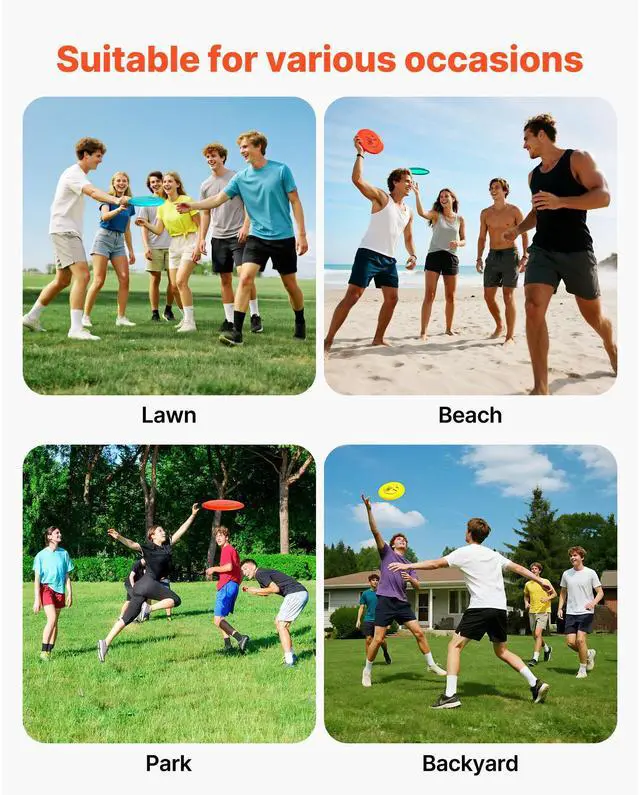 Alt view image 7 of 8 - VEVOR Disc Golf Set with 12 Discs Mini Disc Marker and Portable Starter Bag