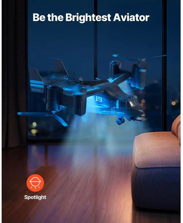 Alt view image 11 of 14 - RC Helicopter 4 Channel Remote Control Aircraft Wing Light Kid Toy Present