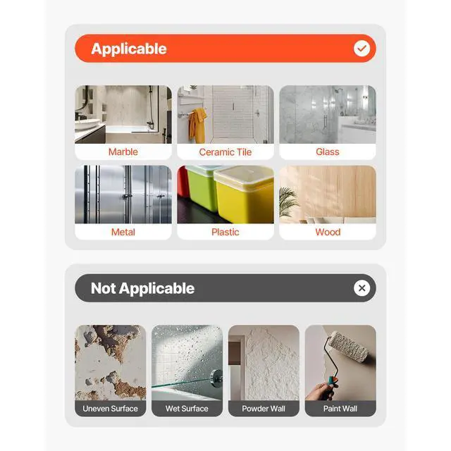 Alt view image 13 of 14 - VEVOR Double Sided Tape Heavy Duty, 16 ft Nano Mounting Tape(3 Pack), Strong Adhesive & Reusable, Clear Two Sided Wall Tape, Removable Poster Picture Hanging Strips for Home Office Car Outdoor Use