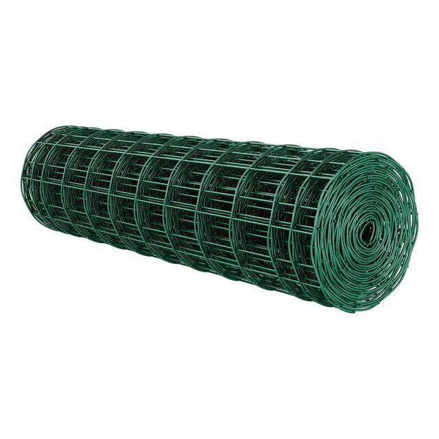 Alt view image 2 of 8 - VEVOR Farm Fence, 39 x 787 in, 4 x 4 in Mesh 2.1mm Galvanized Steel Wire Fencing for Cattle, Hog & Sheep, Heavy Duty Vinyl Coated Livestock Fence for Animal Enclosures, Cage Wire, Garden Fences, Green