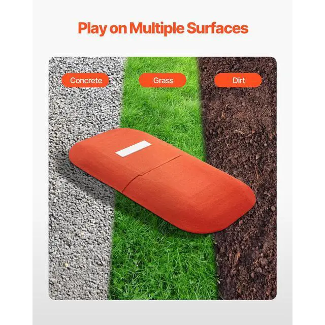 Alt view image 6 of 7 - Pitching Mound, Portable Baseball Game Mound, 107 in Indoor Outdoor Pitching Practice and Training Equipment, Softball Pitching Aids with Antifade Turf and Pitching Rubber