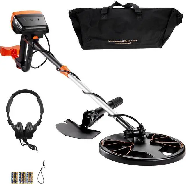 Alt view image 8 of 14 - VEVOR Metal Detector for Adults & Kids, 8 Inch Waterproof Search Coil with High Accuracy Pointer Display, Adjustable 38''-49'' Gold Detector, Lightweight Aluminum Stem for Detecting Gold Treasure