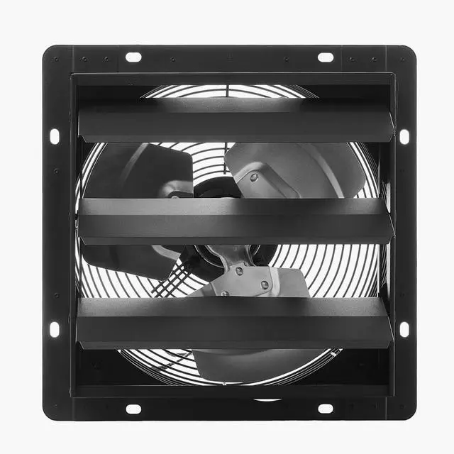 Alt view image 8 of 14 - VEVOR 10 in Shutter Exhaust Fan with Smart Programming Controller Wall Mount