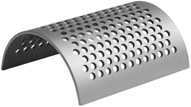 Alt view image 2 of 8 - VEVOR Screen Mesh for Plastic Shredder, High-Quality Steel Durable Mesh, 0.315 in/8 mm High-Precision Aperture Screen, Compatible with Model 180 Plastic Grinder, Suitable for Small Particle Recycling