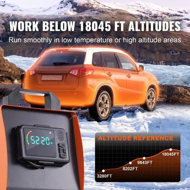 Alt view image 11 of 14 - VEVOR Diesel Air Heater All-in-one 12V 5KW Bluetooth App LCD for Car RV Indoors