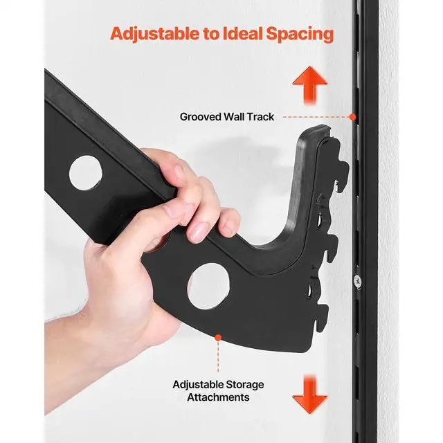 Alt view image 6 of 8 - VEVOR Surfboard Wall Mount 4 Tiers Horizontal Surfboard Rack for Storage Display