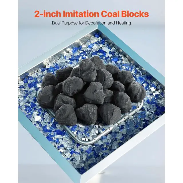 Alt view image 9 of 14 - 1.2-2.0 Inch 25 Pcs Lava Rocks Fire Stones Reusable Fire Pit Stones