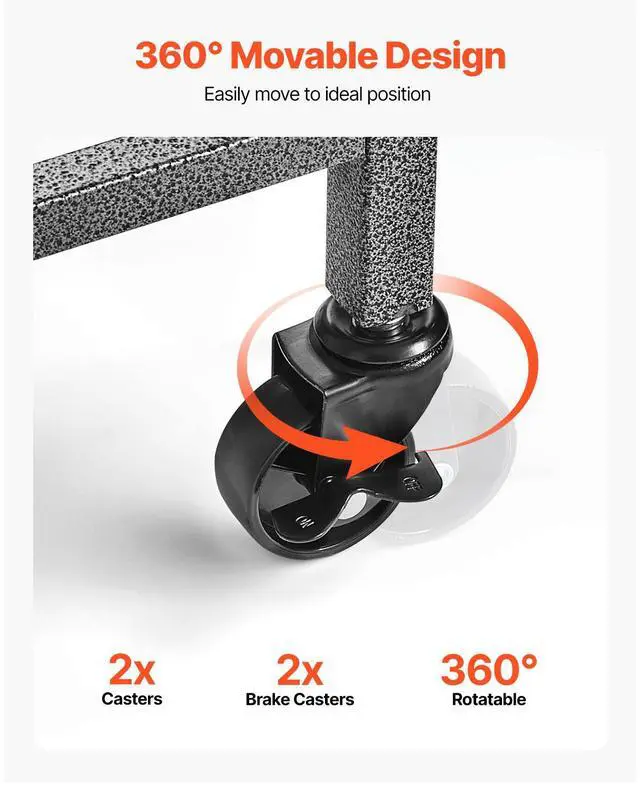 Alt view image 11 of 14 - 15 Pole Fishing Rod Holder Fishing Rack Cart Organizer with Wheels for Garage