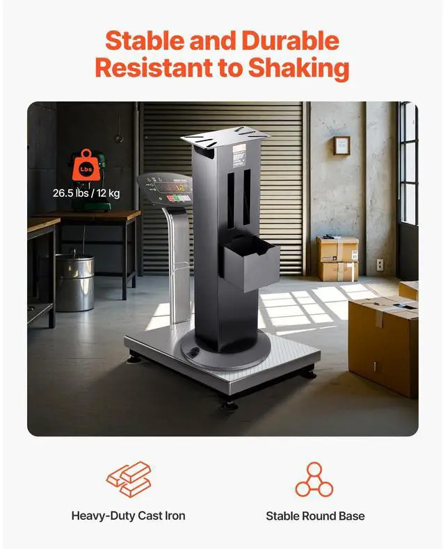 Alt view image 4 of 8 - VEVOR Bench Grinder Stand, Heavy-Duty Bench Grinder and Vise Floor Pedestal with 11" x 6.7" Mounting Plate, Grinding Wheel Storage Compartments & Cast Iron Base, Compatible with Most Bench Grinders