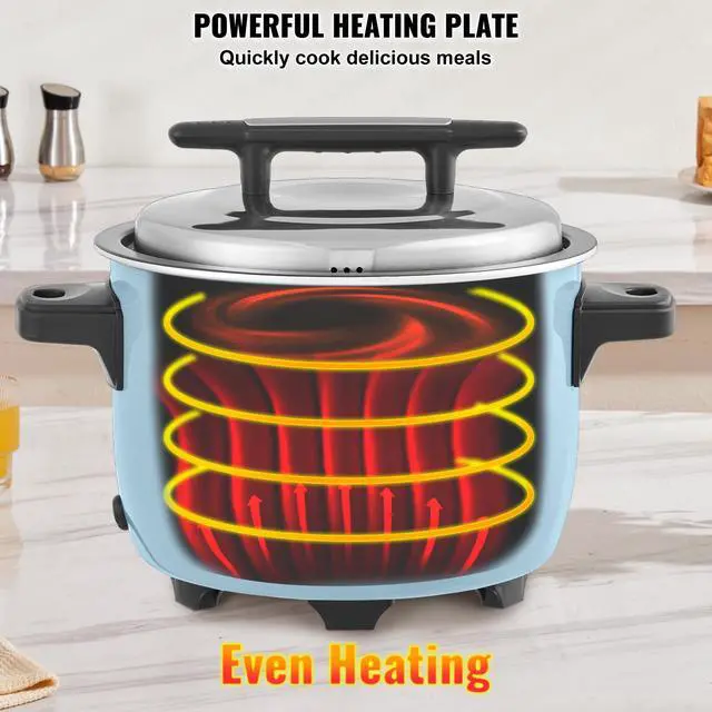 Alt view image 6 of 8 - VEVOR Commercial Rice Cooker 50-Cup Non-Stick Pot 10L 24H Keep Warm Restaurant