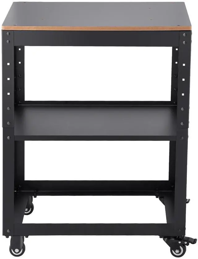 Alt view image 9 of 15 - VEVOR Planer Stand, 100 lbs / 45 kg heavy loads, Three-Gear Height Adjustable Thickness Planer Table,with 4 Stable Casters & Storage Space, for most planers, saws, bench-top machines, power tools