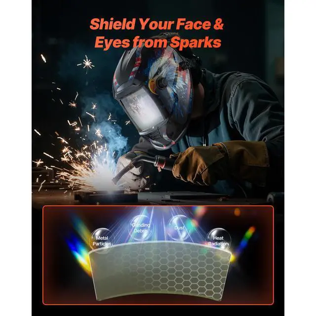 Alt view image 4 of 8 - VEVOR Welding Helmet Outer Cover Lens 20PCS 4.76" x 4.65" Outer Replacement Lens