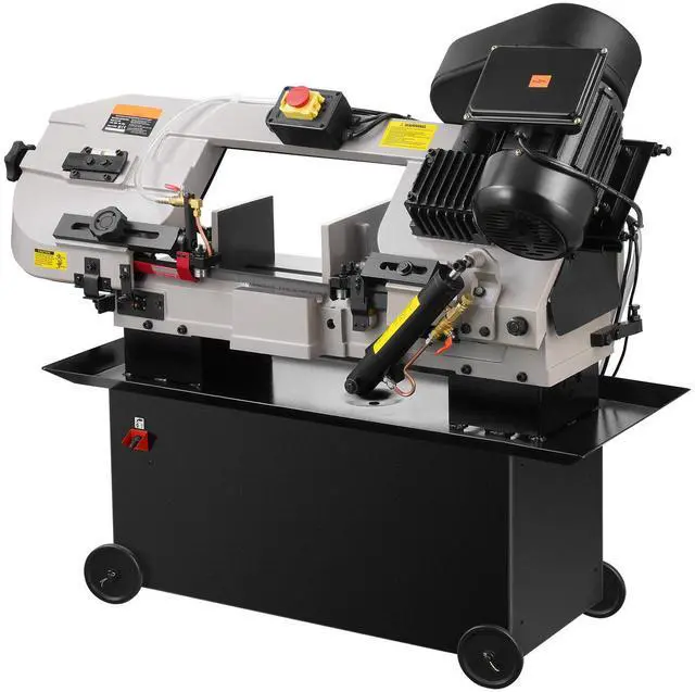 Main image of Metal Horizontal Band Saw, 7 x 12 in Rectangular Cutting Capacity, 110/220V Metal Vertical Cutting Bandsaw with 1.1 kW Motor, 0-45° Angle Adjustment, Variable Speed, for Metal, Wood, and Plastic