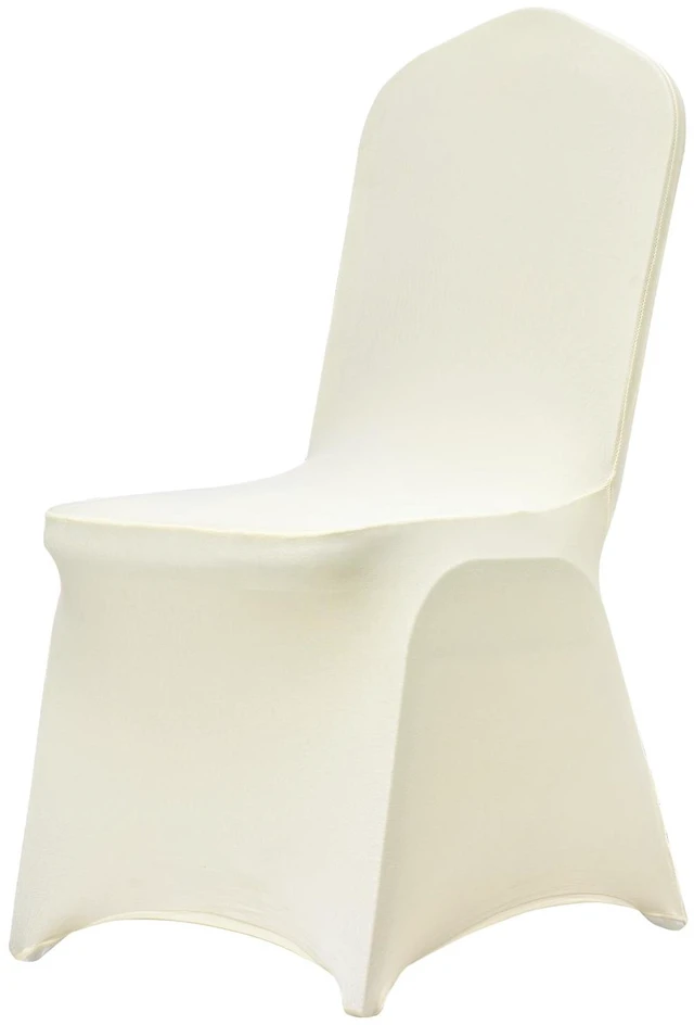 Main image of Stretch Spandex Folding Chair Covers, Universal Fitted Chair Cover, Removable Washable Protective Slipcovers, for Wedding, Holiday, Banquet, Party, Celebration, Dining (100PCS Beige)