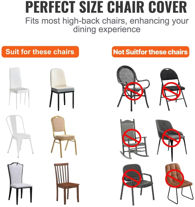 Alt view image 3 of 8 - Stretch Spandex Folding Chair Covers, Universal Fitted Arched Front Cover, Removable Washable Protective Slipcovers, for Wedding, Holiday, Banquet, Party, Celebration, Dining (50PCS Black)