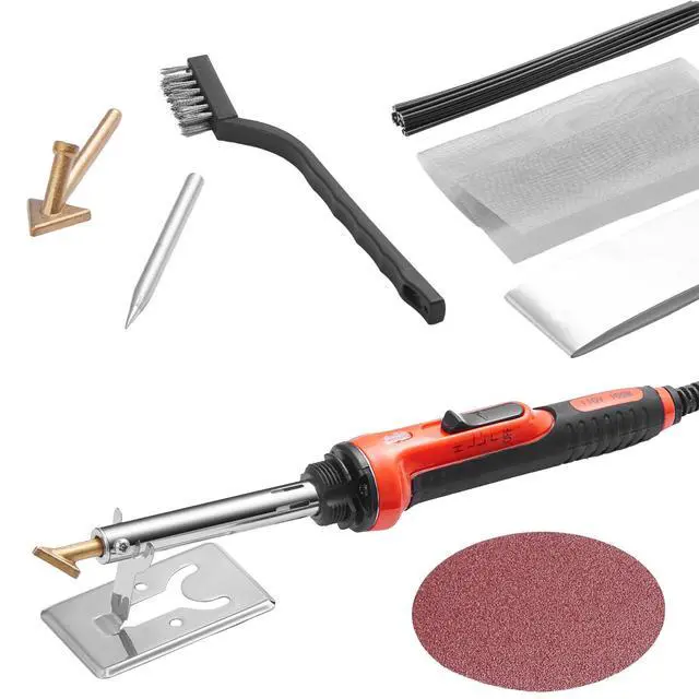 Alt view image 3 of 9 - VEVOR Plastic Welder Kit 60W/100W Plastic Welding Kit with 3 Tips & 20 Rods