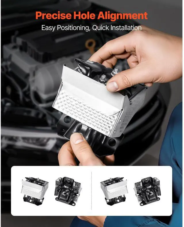 Alt view image 7 of 8 - VEVOR Engine Motor Mount Kit Replacement, Set of 2, Compatible with 20072013 Chevrolet Silverado 1500 5.3L V8, Replace OE# A5365, A5365, Secure Support, Left and Right Front Mounts