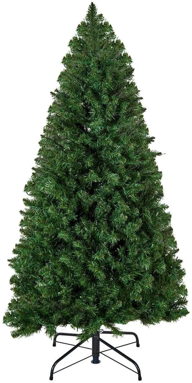 Alt view image 2 of 8 - VEVOR Christmas Tree, 4ft Prelit Artificial Xmas Tree, Full Holiday Decor Trees with 120 Warm White LED Lights, 8 Lighting Modes, 539 Branch Tips & Sturdy Metal Base for Home Party Office Decoration