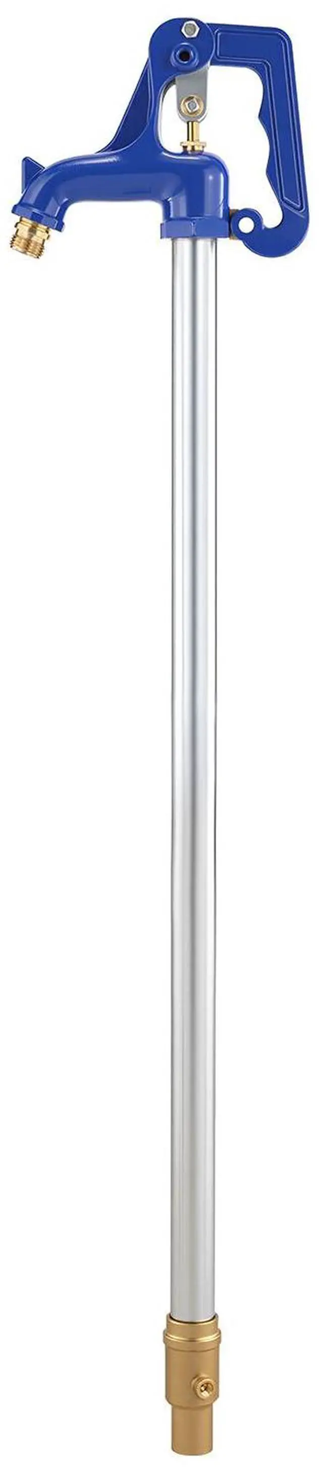 Main image of Frost Proof Yard Hydrant, 4.2FT Freeze-Proof Outdoor Faucet with 24" Bury Depth, 3/4" NPT Pipe Connection & 3/4" NH Hose Coupling, No Lead Freezeless Hydrant for Yard Garden Farm Irrigation