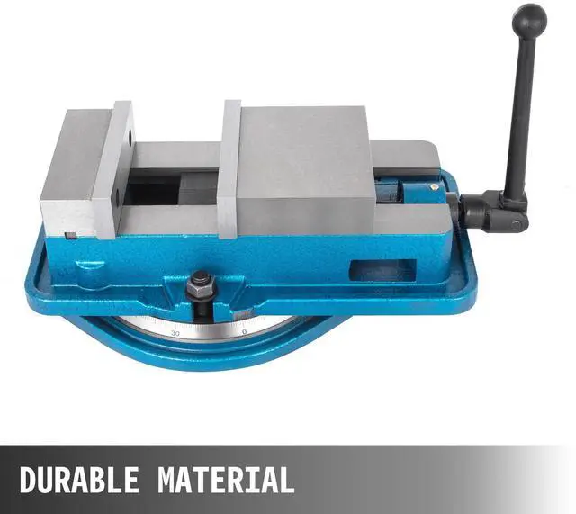 Alt view image 2 of 7 - 5 Inch ACCU Lock Down Vise Precision Milling Vice 5 Inch Jaw Width Drill Press Vise Milling Drilling Machine Bench Clamp Clamping Vice with 360 Degree Swiveling Base CNC Vise