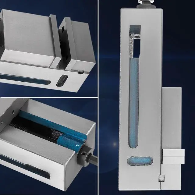 Alt view image 6 of 7 - Milling Vise 4"/100mm,Bench Clamp Vise Nodular Cast Iron Material,Clamping Vise Clamping Force 19KN Max, Milling Machine Vise