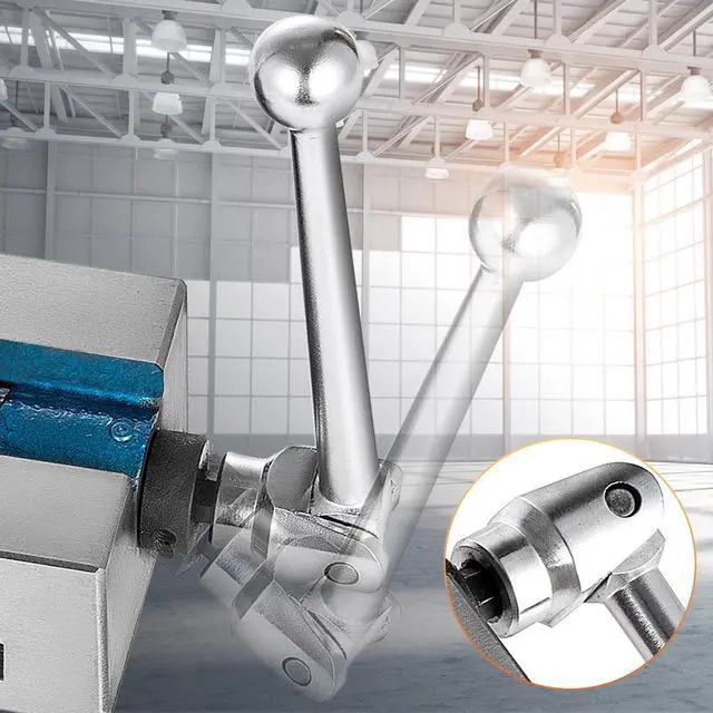 Alt view image 5 of 7 - Milling Vise 4"/100mm,Bench Clamp Vise Nodular Cast Iron Material,Clamping Vise Clamping Force 19KN Max, Milling Machine Vise