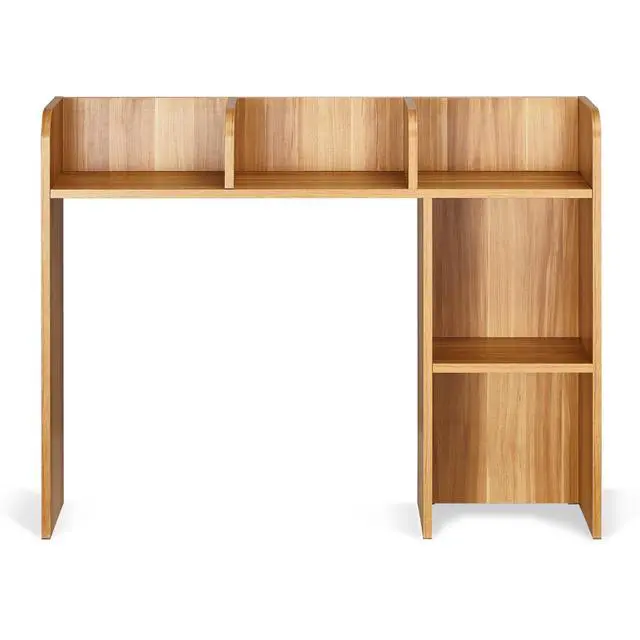 Alt view image 8 of 14 - VEVOR Desktop Bookshelf Wood Desktop Storage Organizer 2-Tier for Office & Home