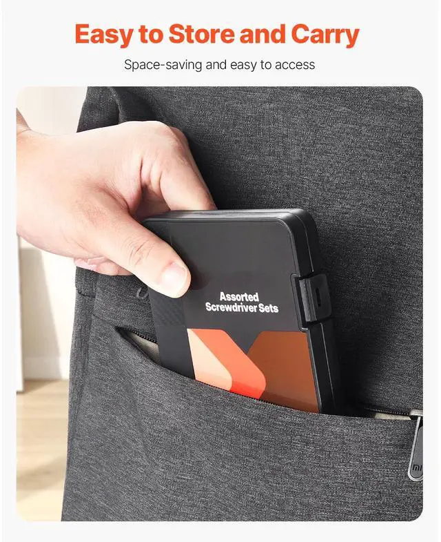 Alt view image 13 of 14 - 59-Piece Precision Screwdriver Set Repair Tool Kit Magnetic Bit for Computer